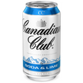 Canadian Club Soda and Lime 375 ml x 24 Pack