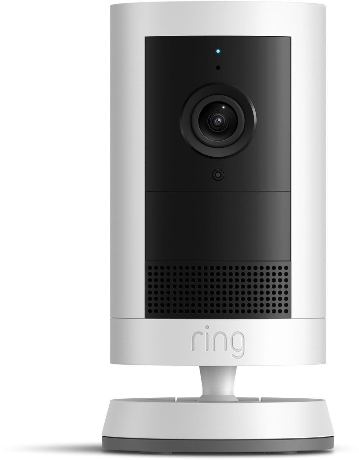Ring Outdoor Security Camera Plus Battery (White)