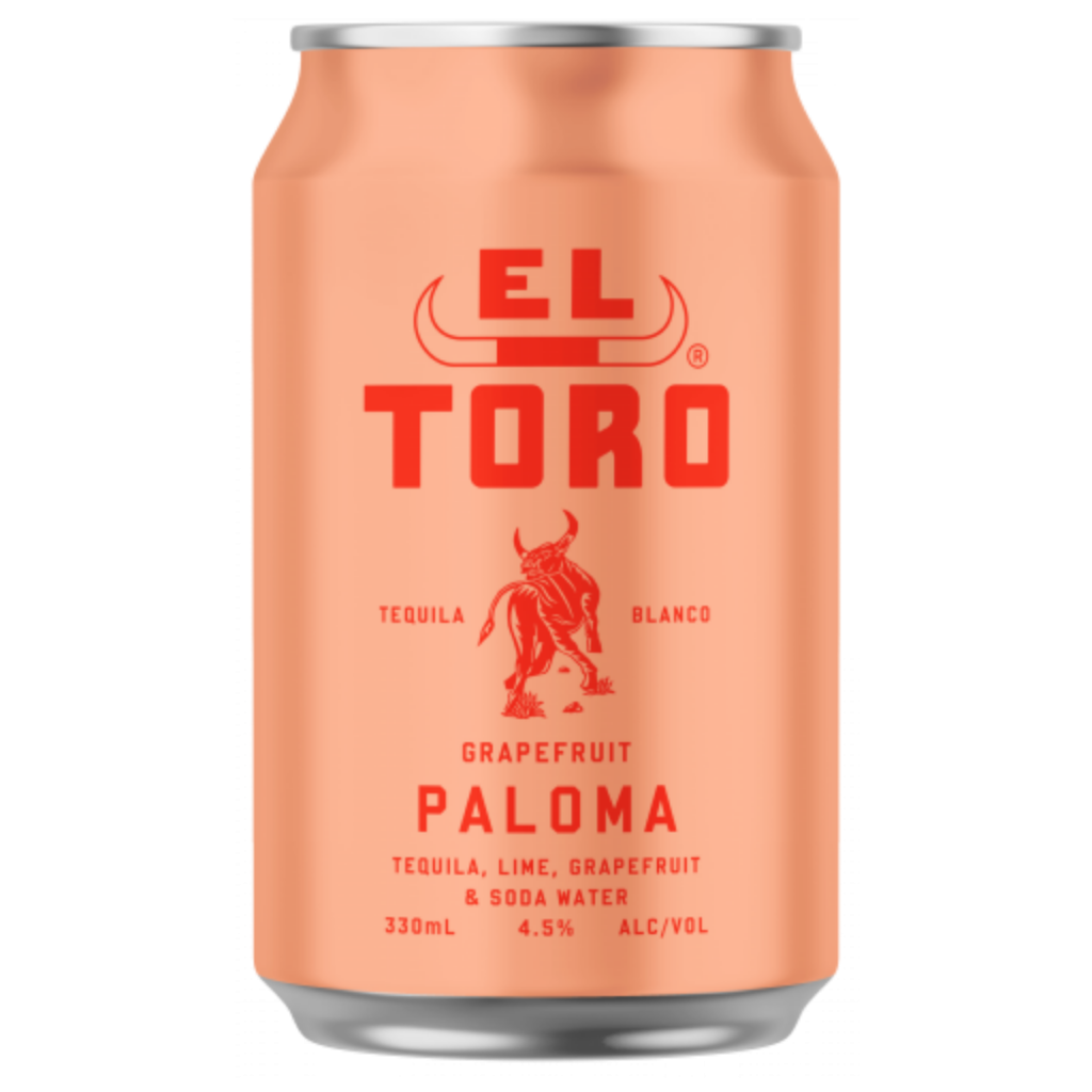 El Toro Grapefruit Paloma Tequila Can 330 ml (Pack of 24)