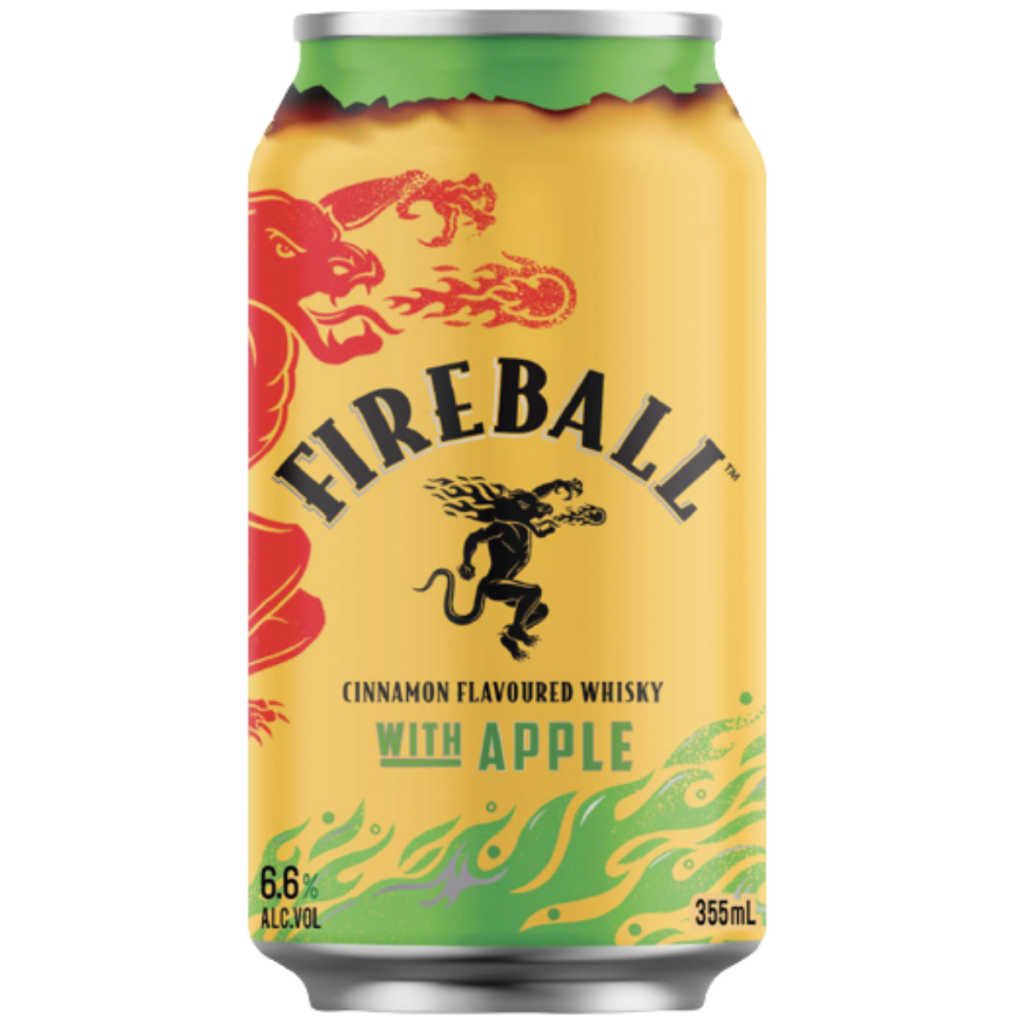 Fireball Cinnamon with Apple Whisky 355 ml (Pack of 24)