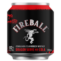 Fireball Cinnamon Whisky and Cola 250 ml (Pack of 16)