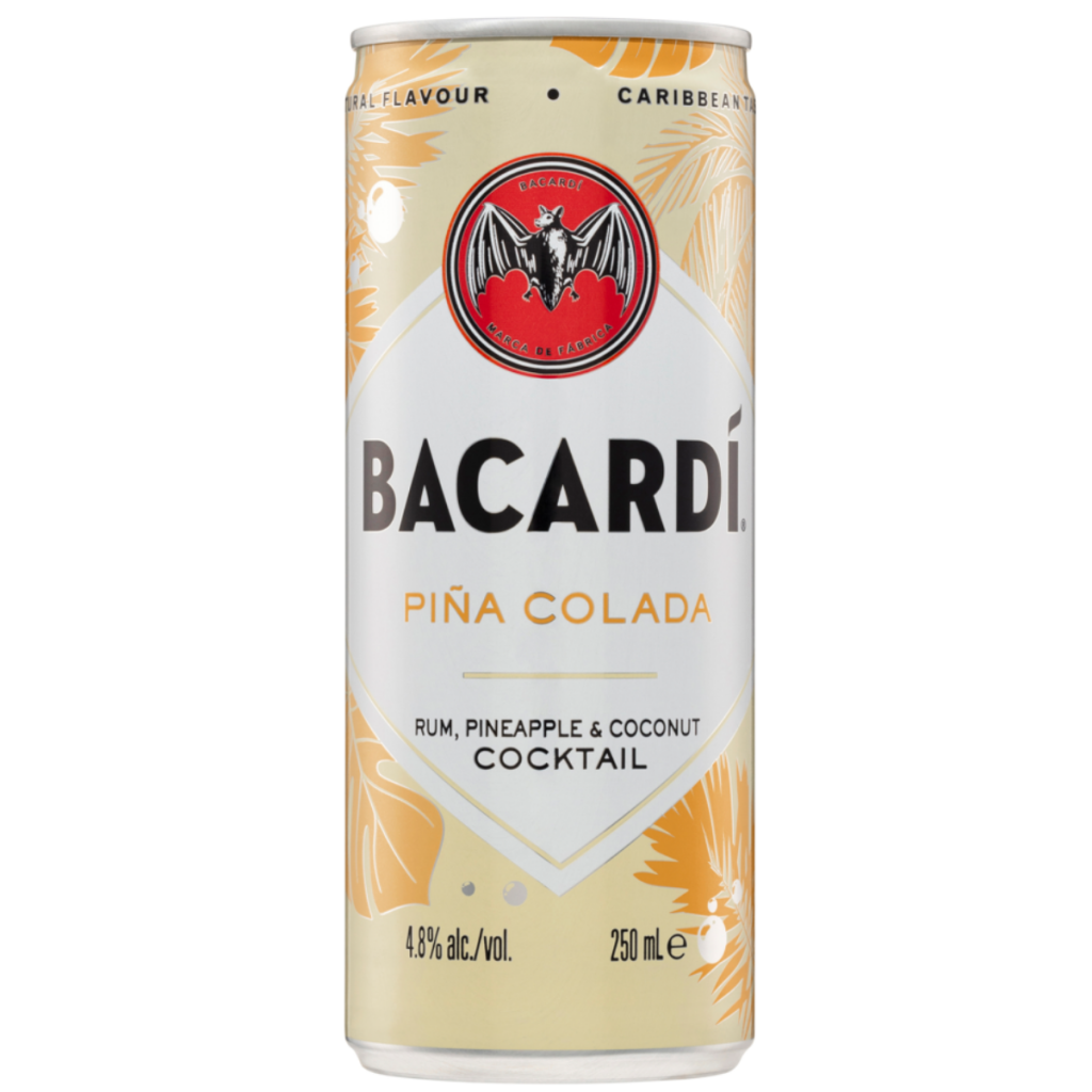 Bacardi Pina Colada Rum 250 ml x 24 Pack