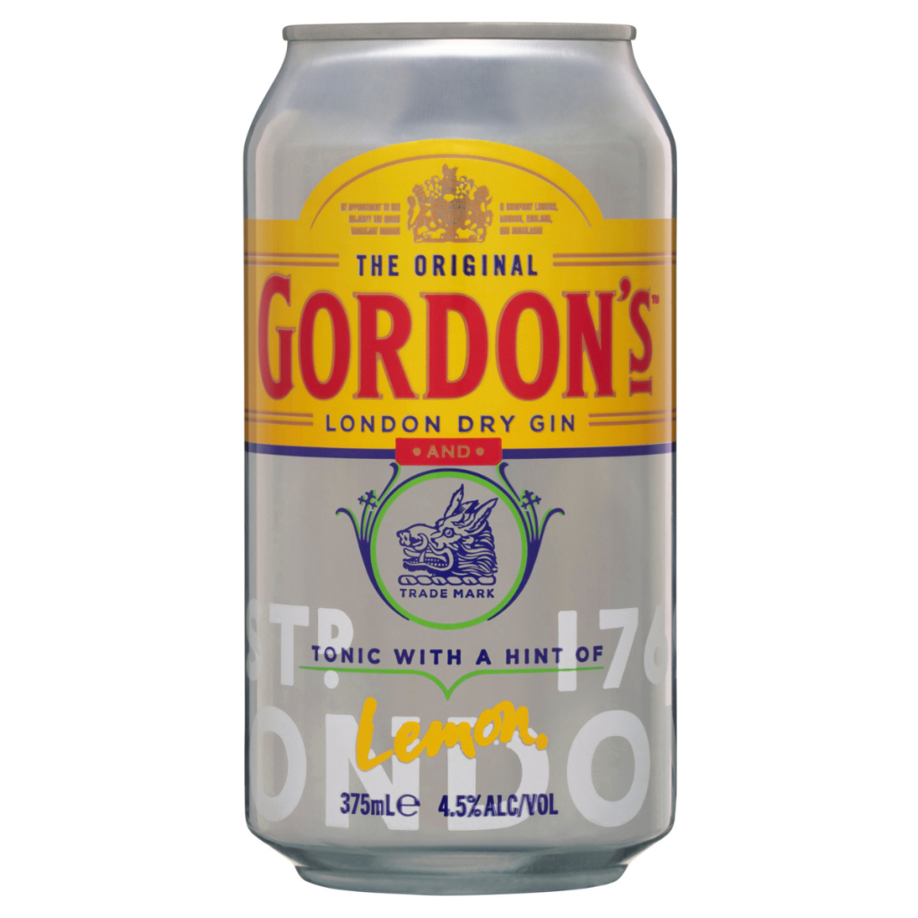 Gordons Gin and Tonic Can 375 ml x 10 Pack