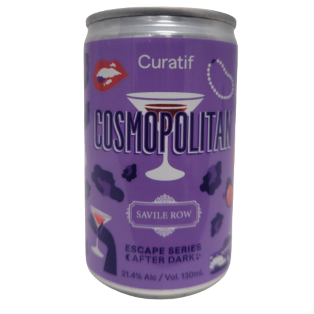 Curatif X Saville Row Cosmopolitan Cans 130 ml (Pack of 24)