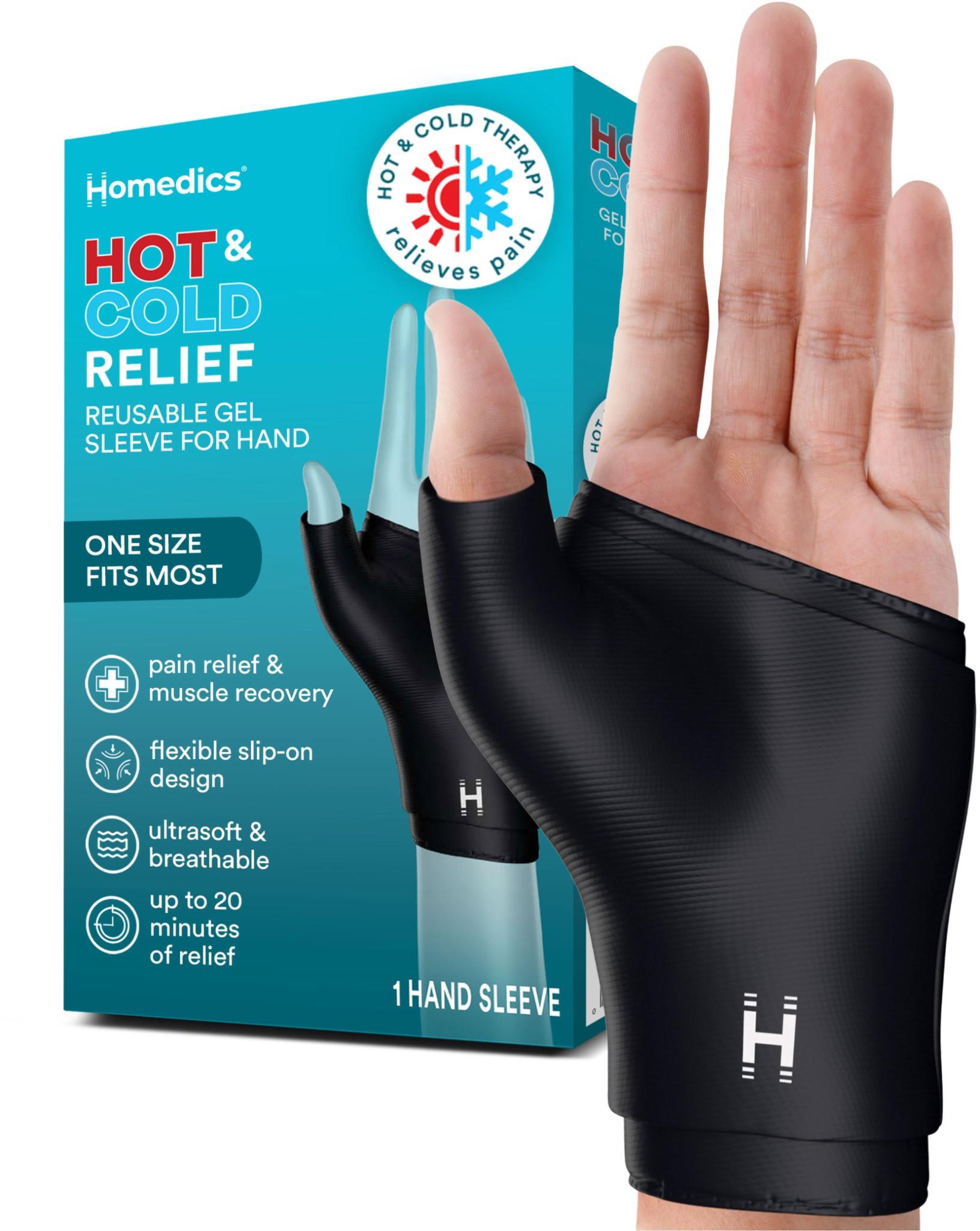 Homedics Hot & Cold Relief Gel Sleeve for Hand