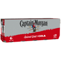 Captain Morgan 6% Spiced Rum and Cola Can 330 ml (Pack of 30)