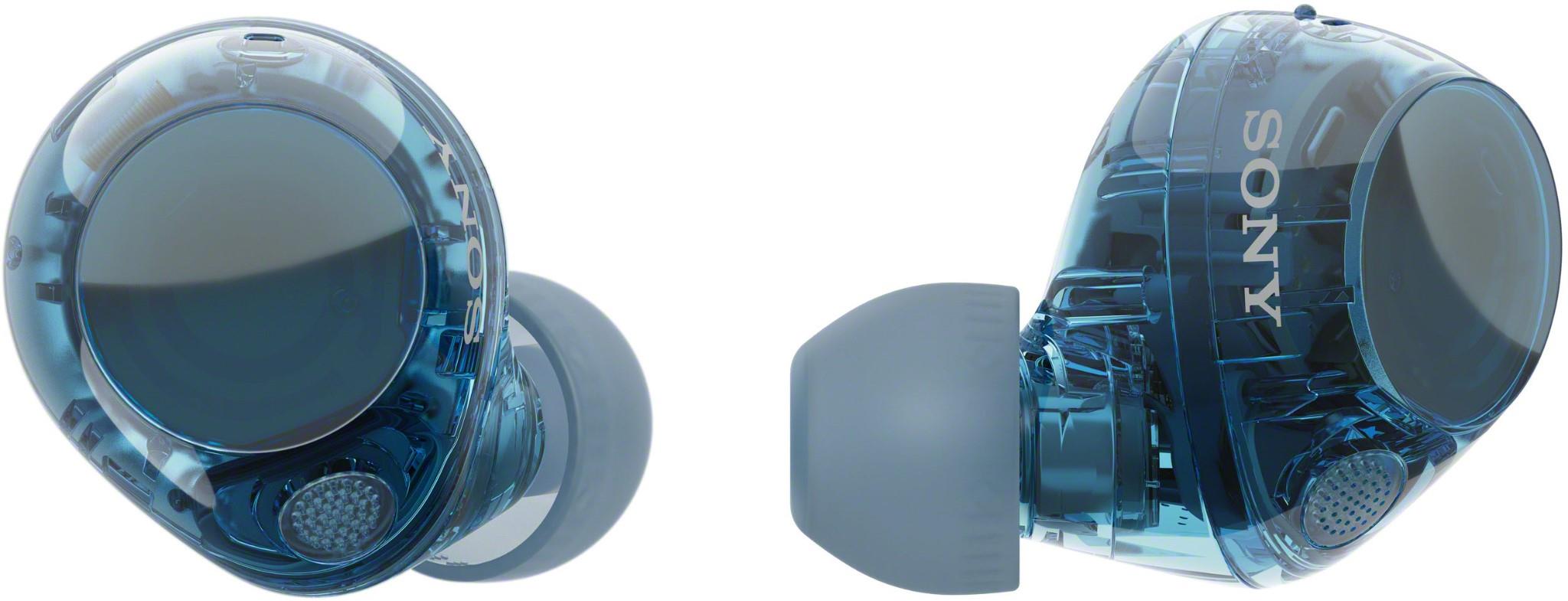 Sony WFC710N Truly Wireless Noise Cancelling Earbuds (Glass Blue)