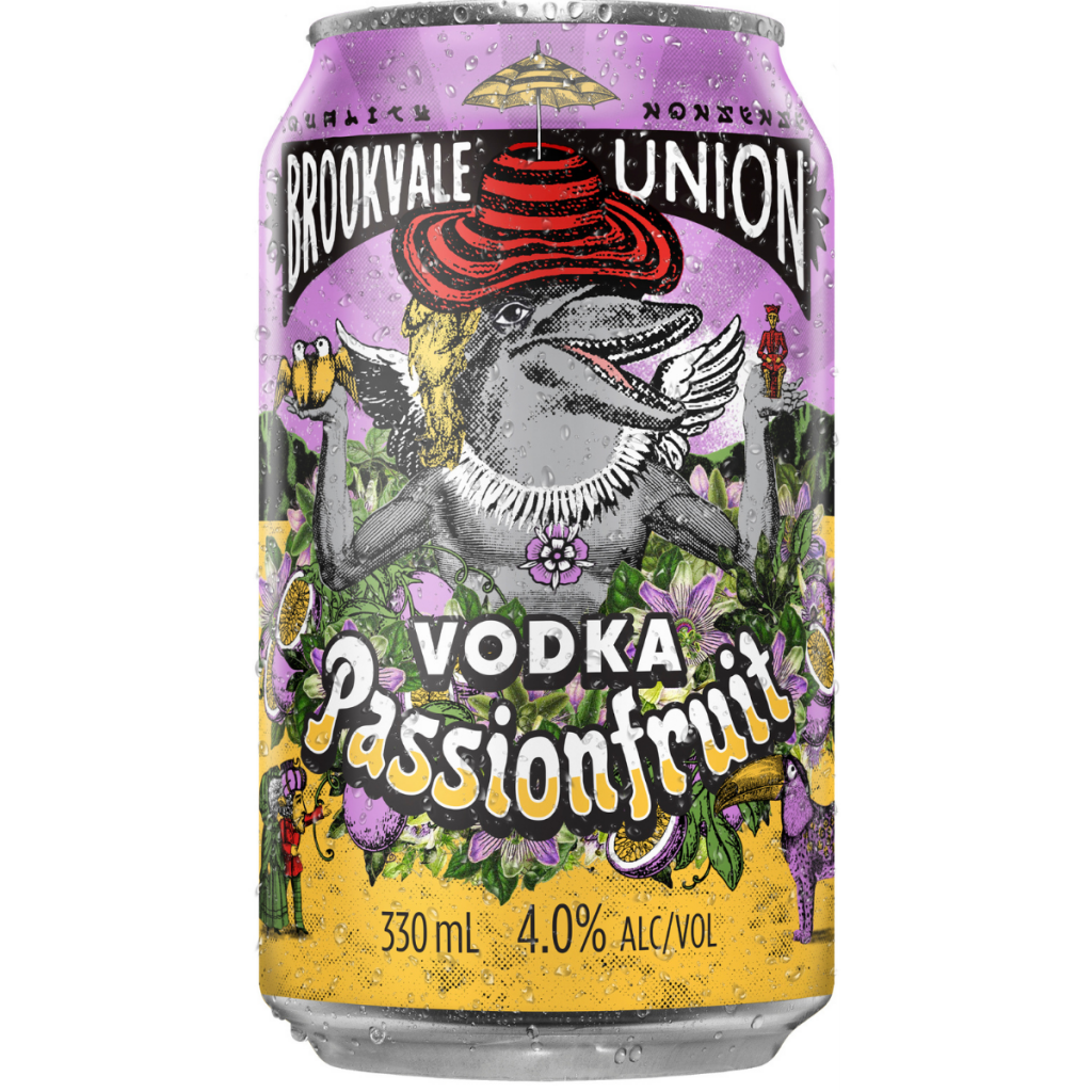 Brookvale Union Passionfruit Vodka 330 ml (Pack of 24)