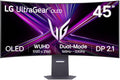 LG UltraGear OLED 45” 5K2K Dual Mode WUHD 165Hz Curved Gaming Monitor