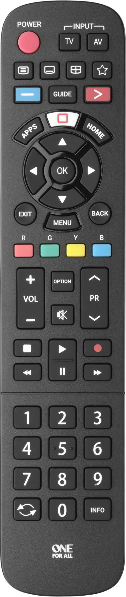 One for All Panasonic TV Replacement Remote