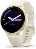 Garmin VivoActive 6 GPS Smartwatch (Lunar Gold/Bone Band)