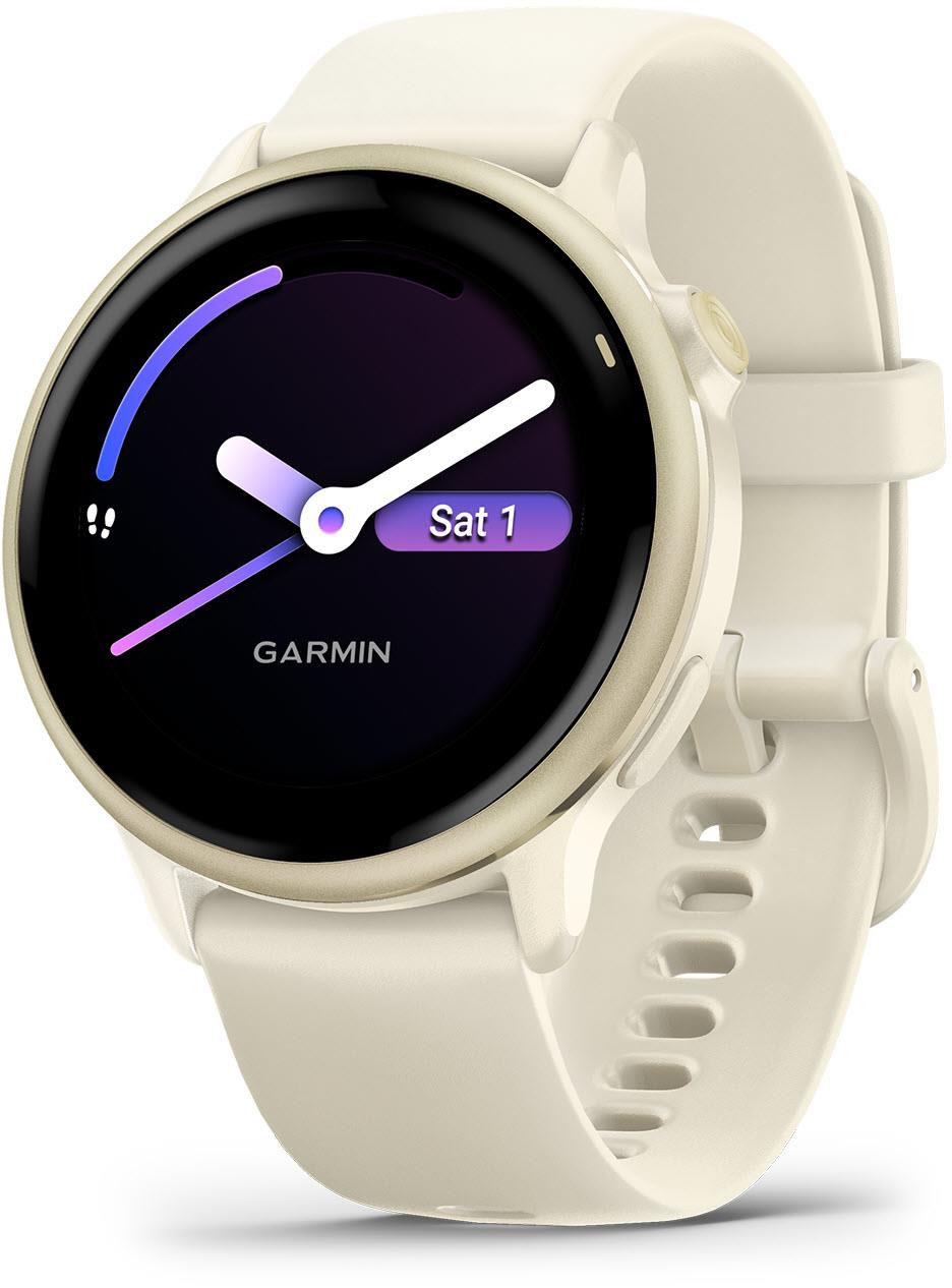 Garmin VivoActive 6 GPS Smartwatch (Lunar Gold/Bone Band)