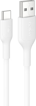 Belkin BoostCharge USB-A to USB-C Cable 15W 2m (White)