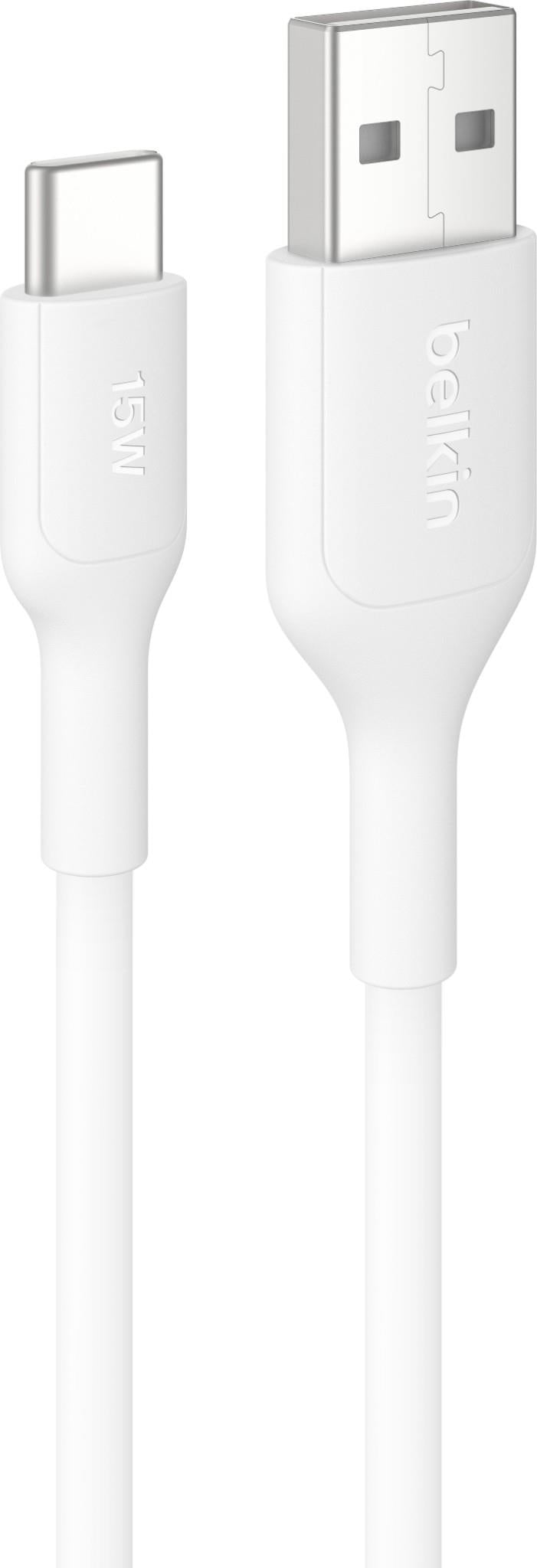 Belkin BoostCharge USB-A to USB-C Cable 15W 2m (White)