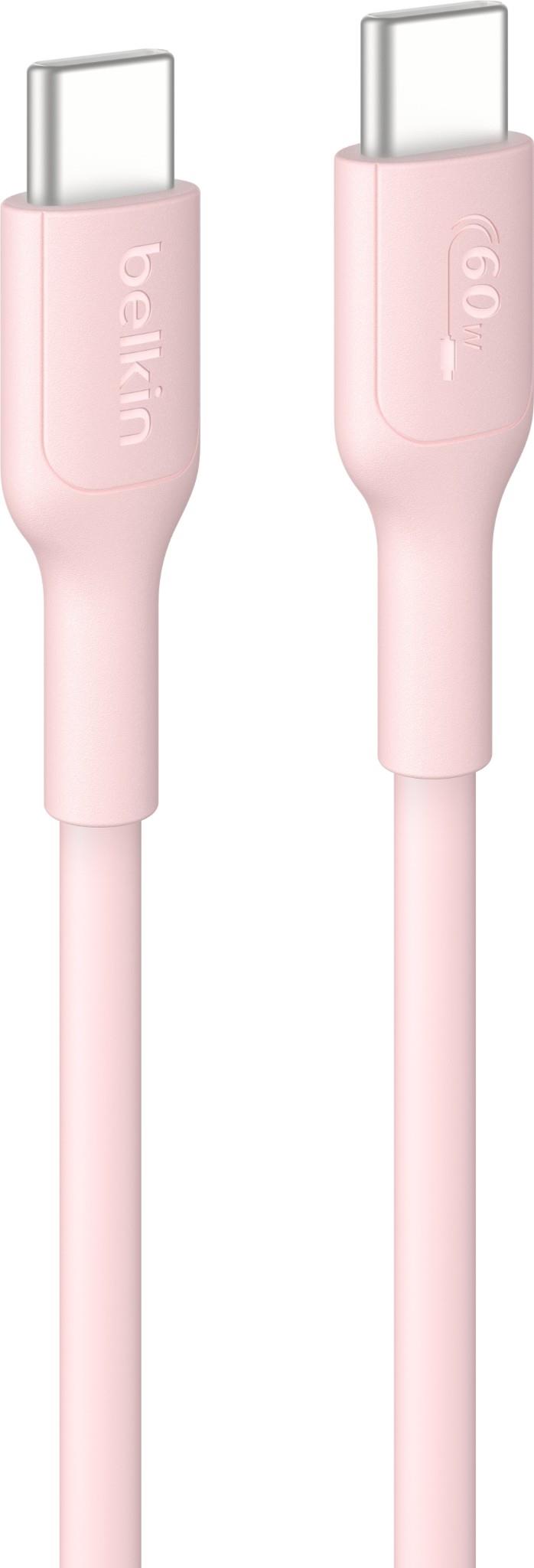 Belkin BoostCharge USB-C 60W 2.0 PCR Cable 1m (Pink)