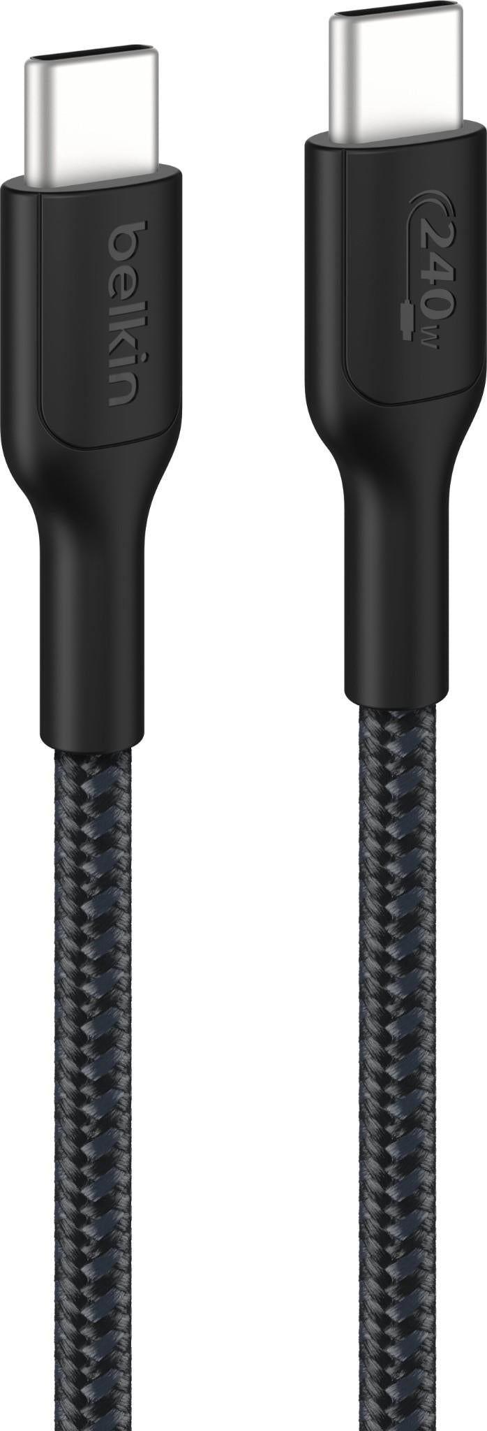 Belkin BoostCharge Pro USB-C 240W 2.0 Braided Cable 3m (Black)
