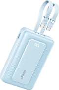 Anker Zolo 20k 45W Power Bank with Built-In Dual USB-C Cables (Blue)