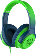 Moki Mixi Type-C Wired Volume Limited Kids Over-Ear Headphones (Green/Blue)