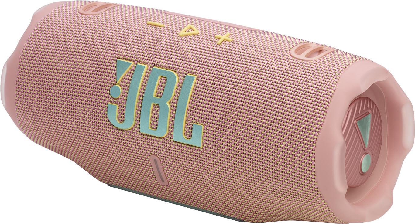 JBL Charge 6 Portable Bluetooth Speaker (Pink)