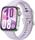 Huawei Fit 4 Silver Aluminium Case Watch (Purple Fluoroelastomer Strap)