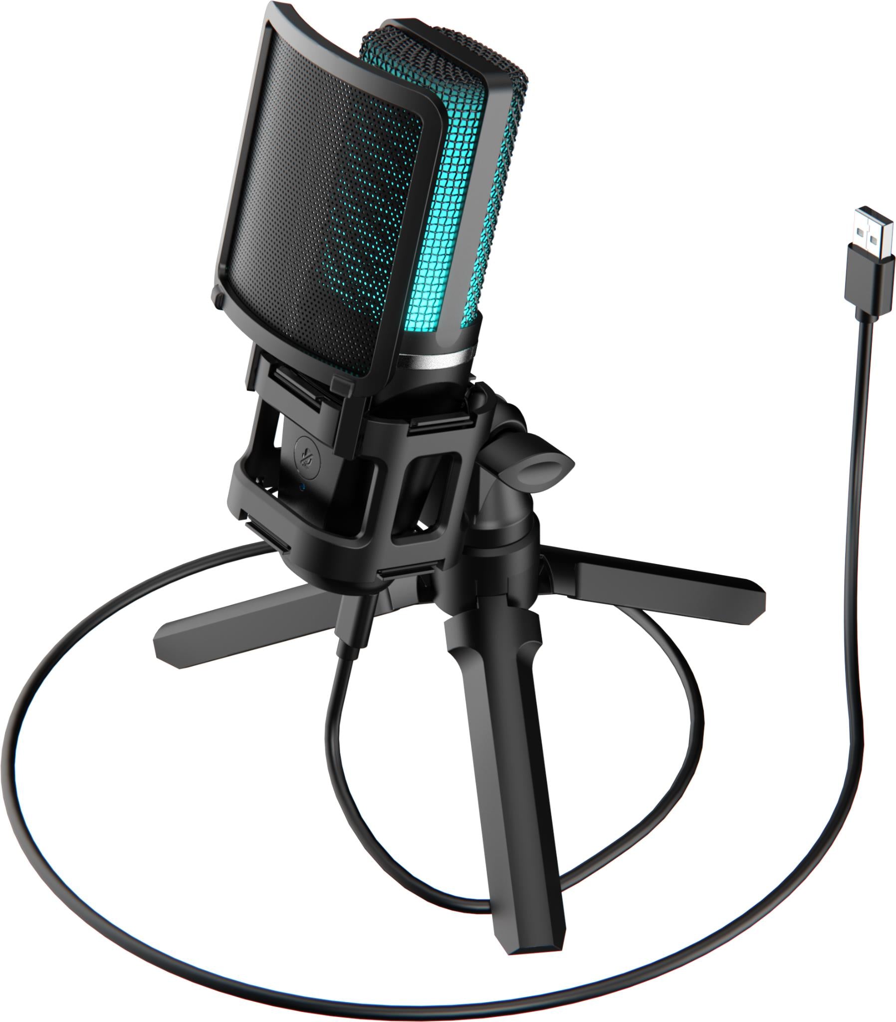 Playmax RGB Black Microphone