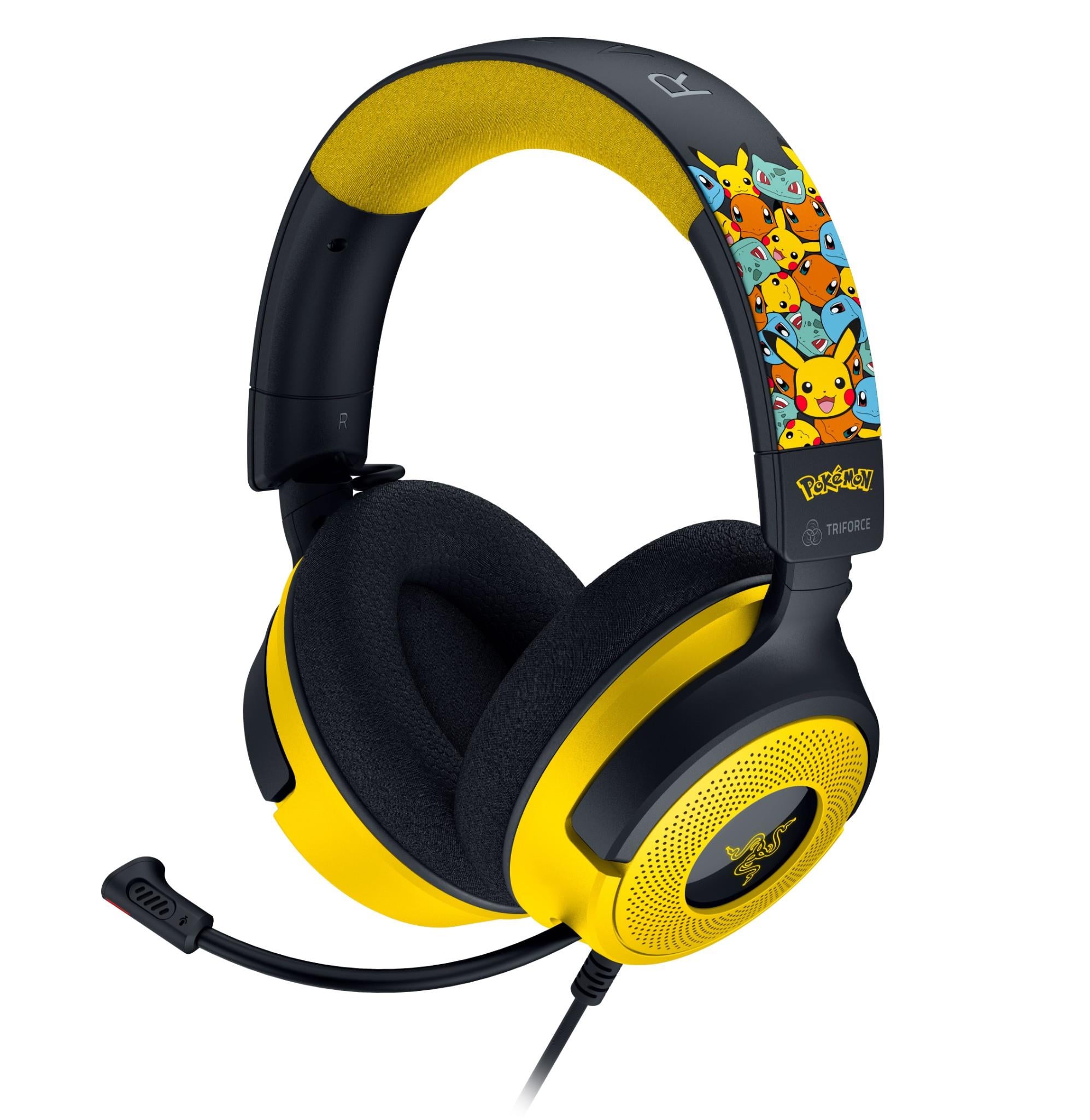 Razer Kraken V4 X Wired Gaming Headset Pokémon Kanto Starters Edition