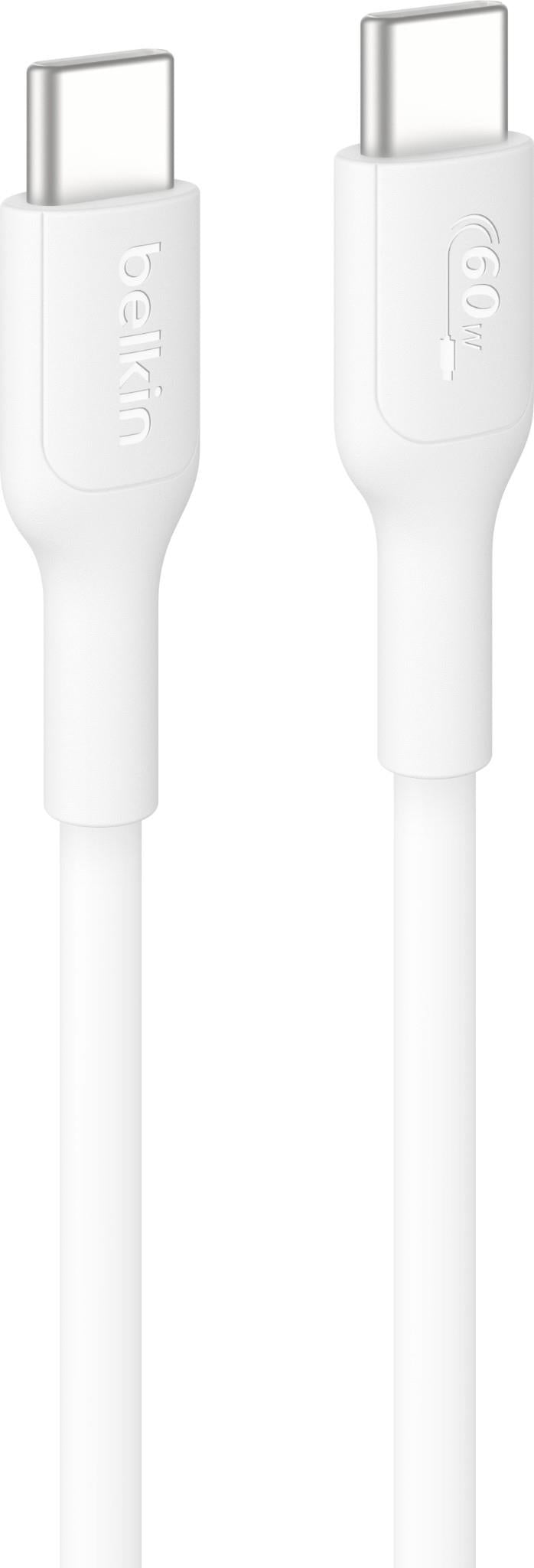 Belkin BoostCharge USB-C 60W 2.0 PCR Cable 15cm (White)