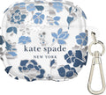 Kate Spade Protective Case for AirPods 4th Gen (Flowerbed Blue/Silver)