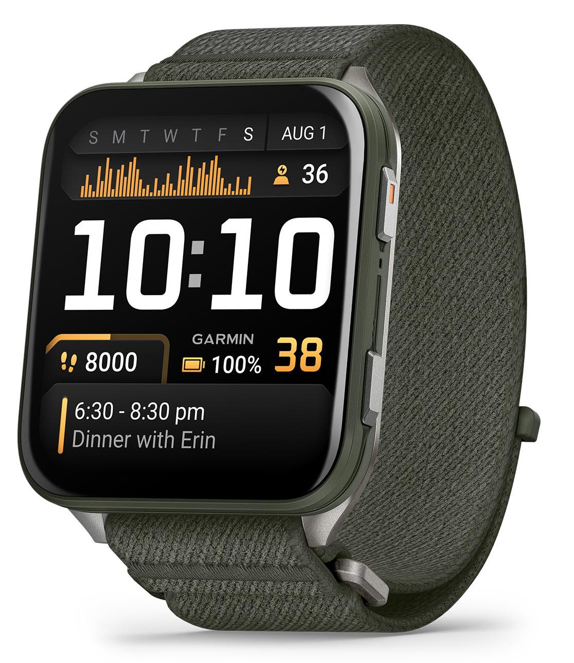 Garmin Venu X1 Titanium Caseback (Moss)