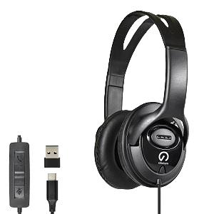 Shintaro USB-C Over-Ear Headset with In-line Mic