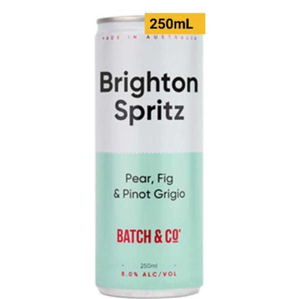 Batch and Co Brighton Pinot Grigio Pear and Fig Sprits 250 ml (Pack of 24)
