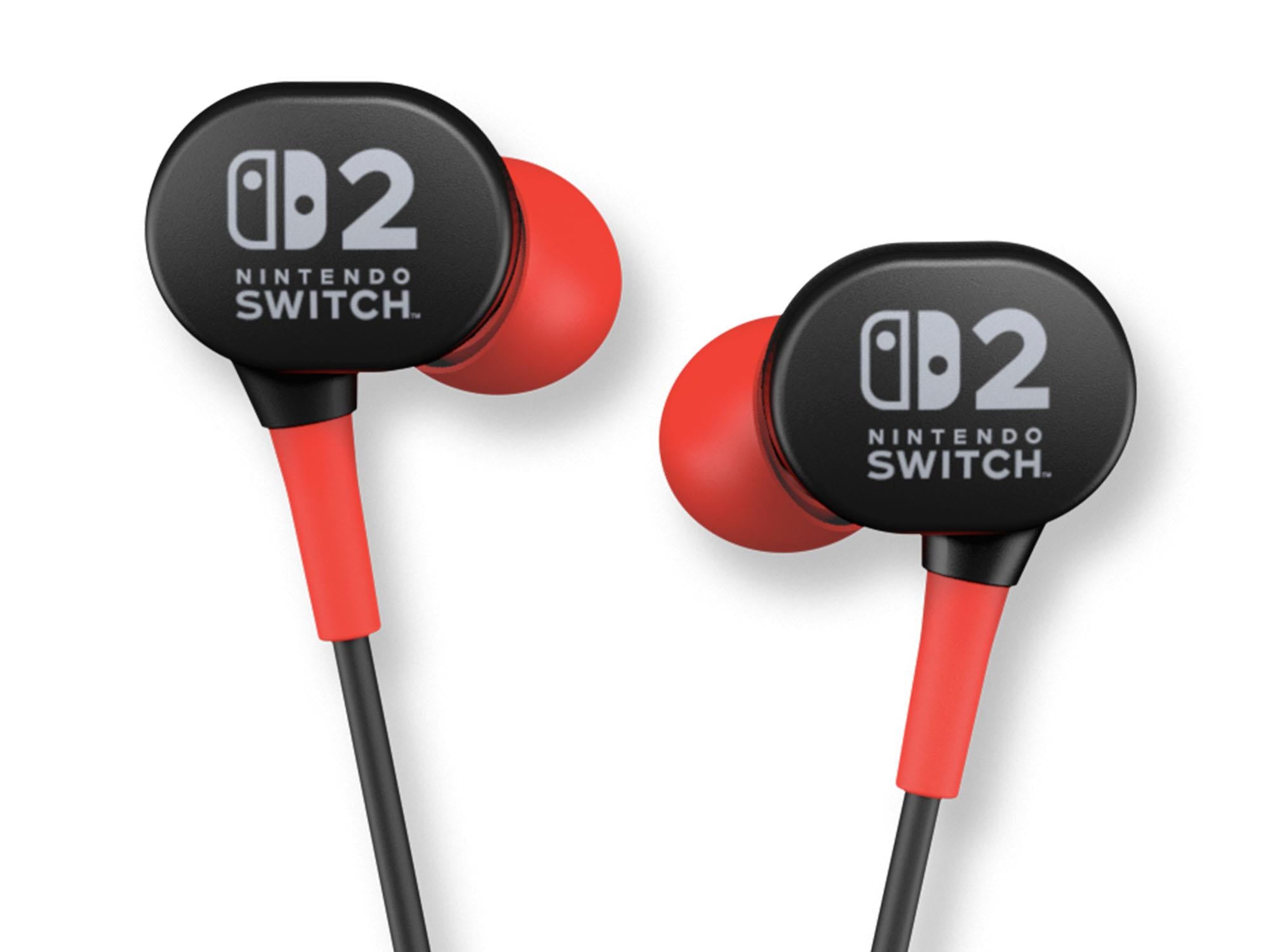 PowerA Wired Earbuds with 3.5mm port for Nintendo Switch 2 (Black)