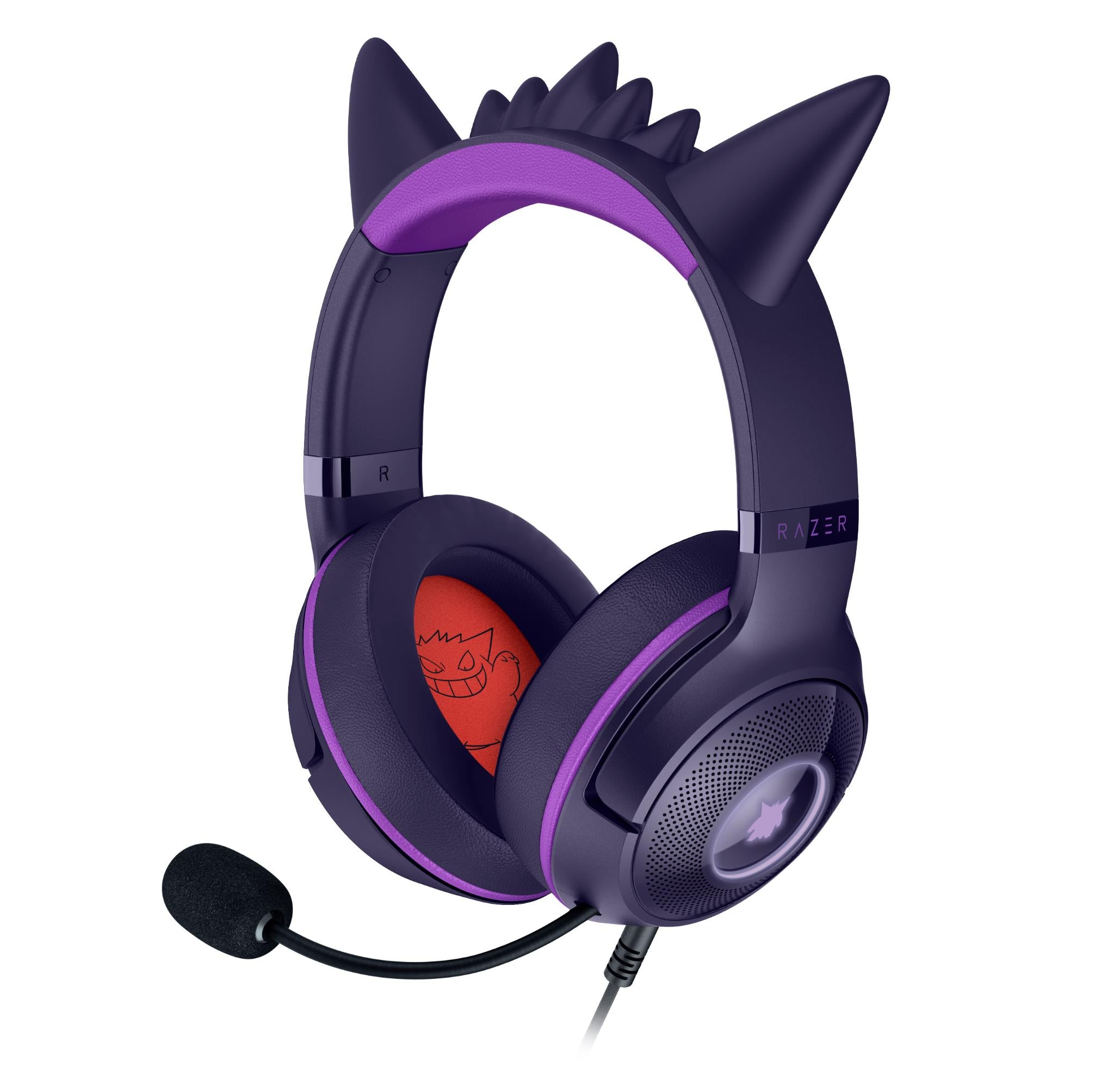 Razer Kraken Kitty V2 USB Headset Pokémon Gengar Edition