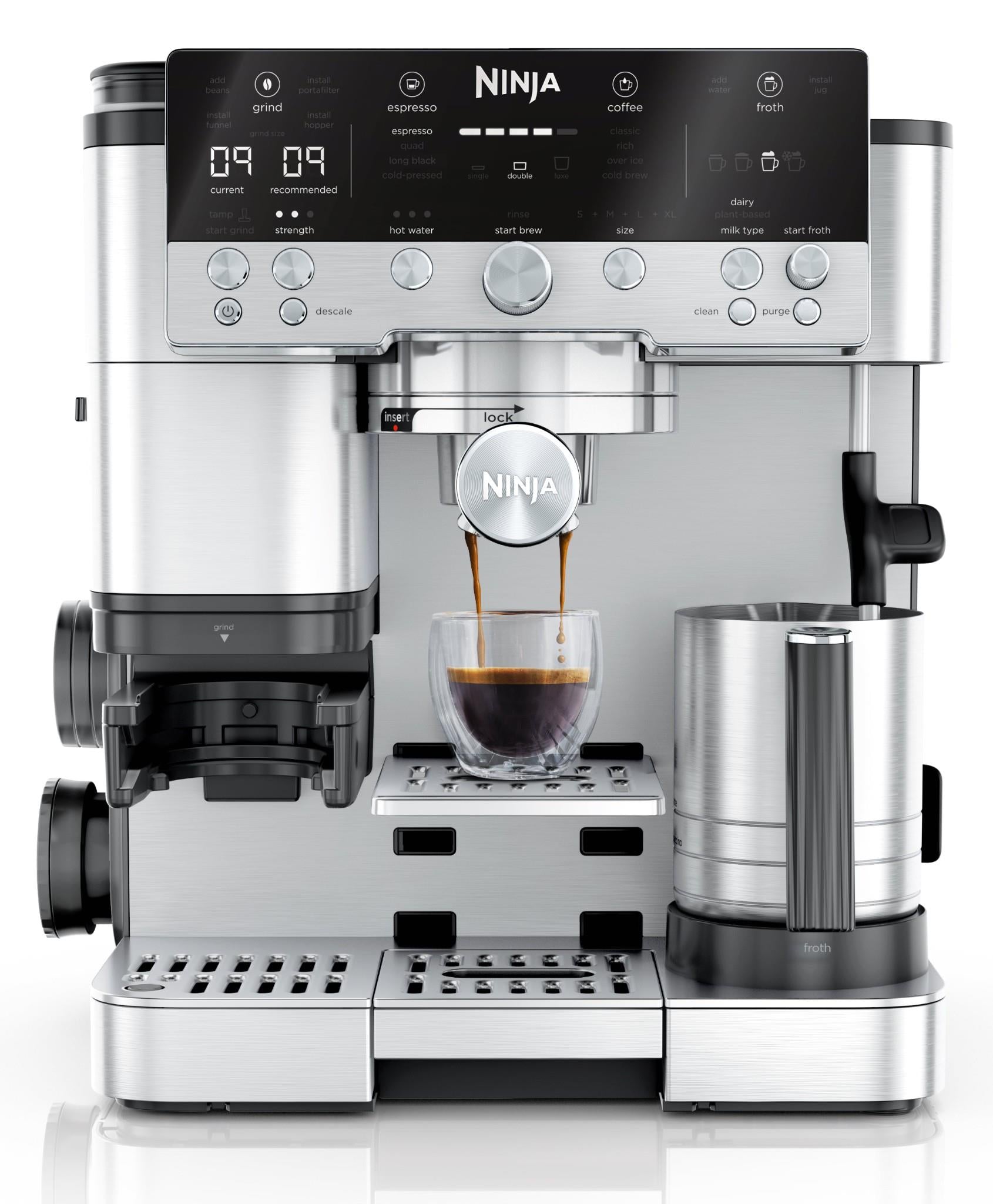 Ninja Luxe Café Espresso Machine (Stainless Steel)