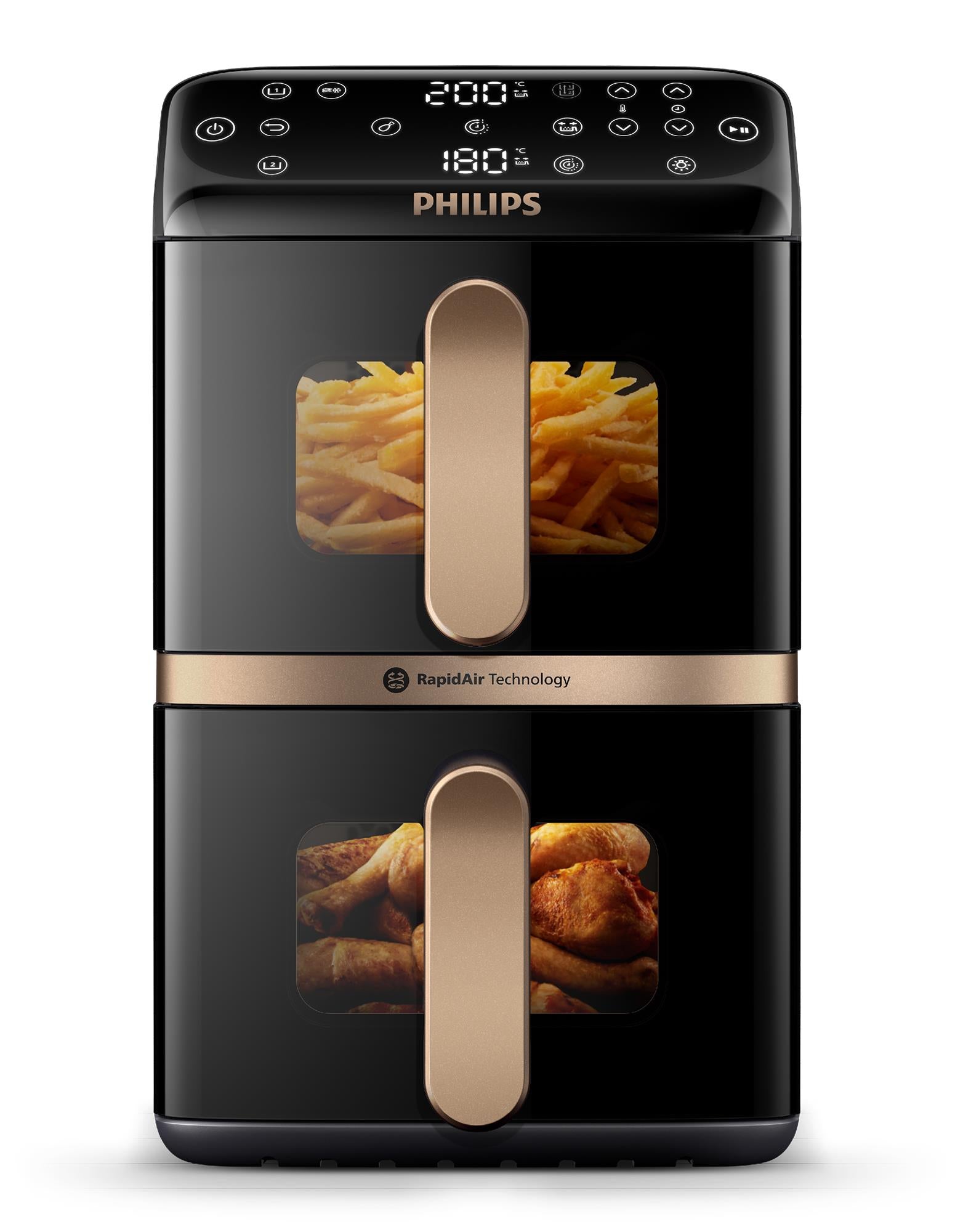 Philips Airfryer 4000 Series Stacked Dual Basket 10L Airfryer