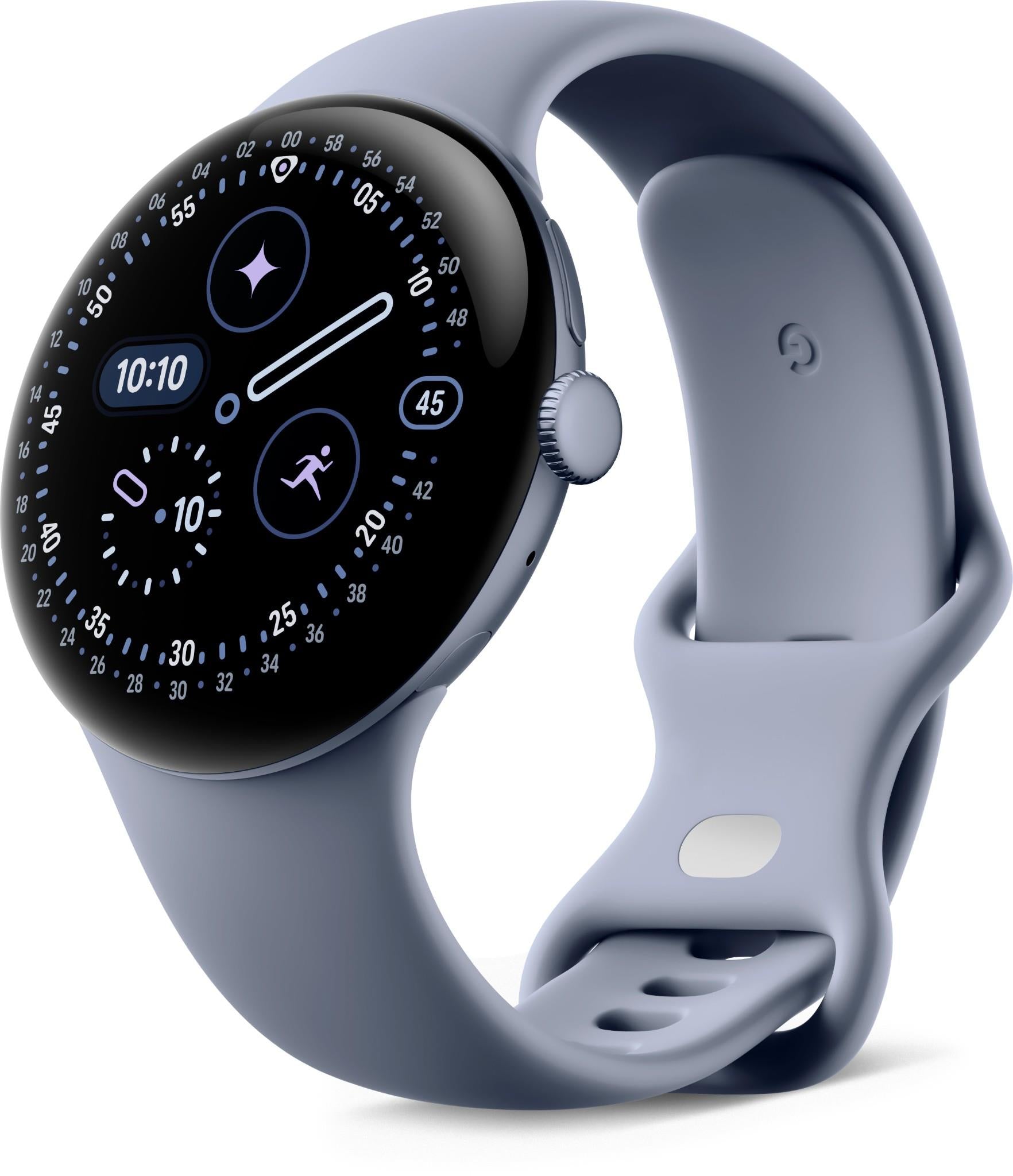 Google Pixel Watch 4 Wi-Fi 45mm (Satin Moonstone with Moonstone Active Band)