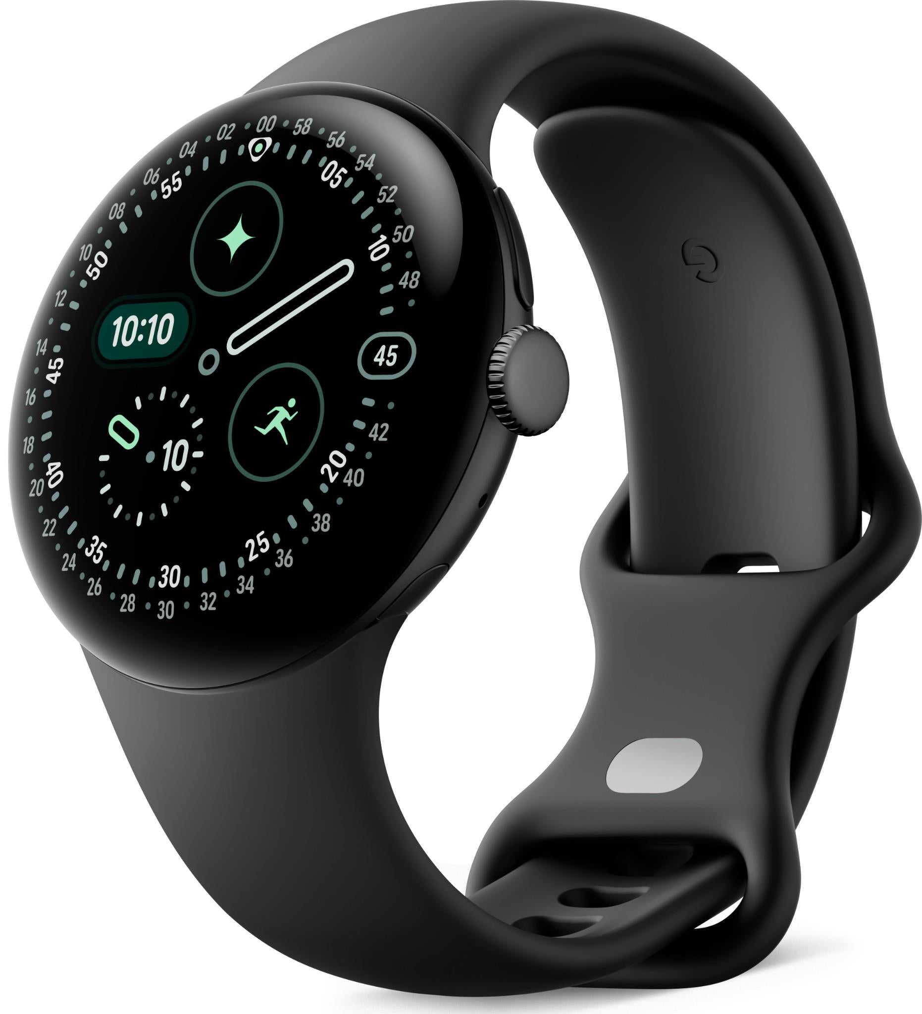 Google Pixel Watch 4 LTE 41mm (Matte Black with Obsidian Active Band)