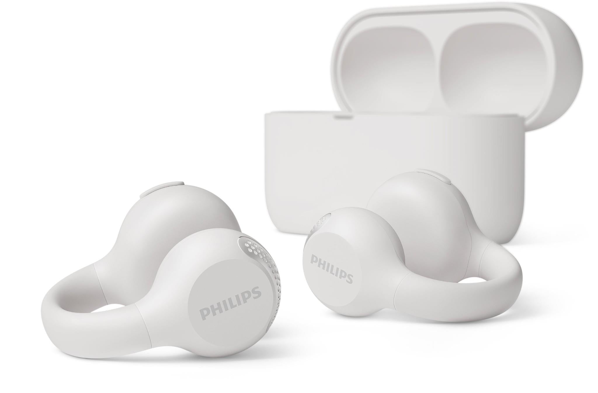 Philips TAQ2000 True Wireless Open-Ear Headphones (White)