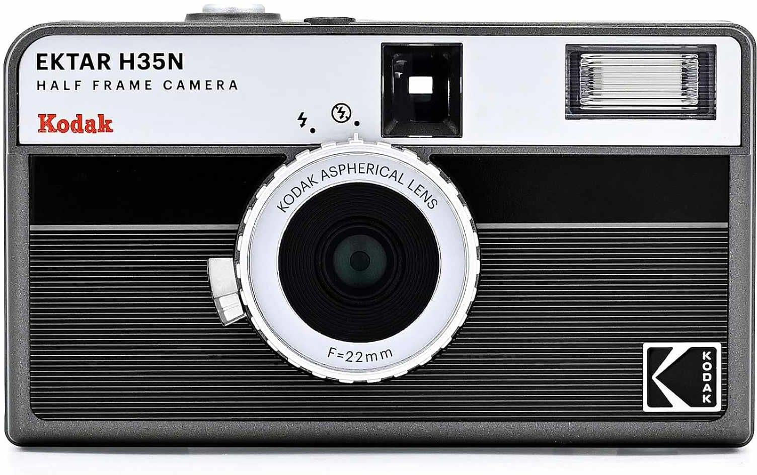 Kodak EKTAR H35N Half Frame 35mm Camera (Black)