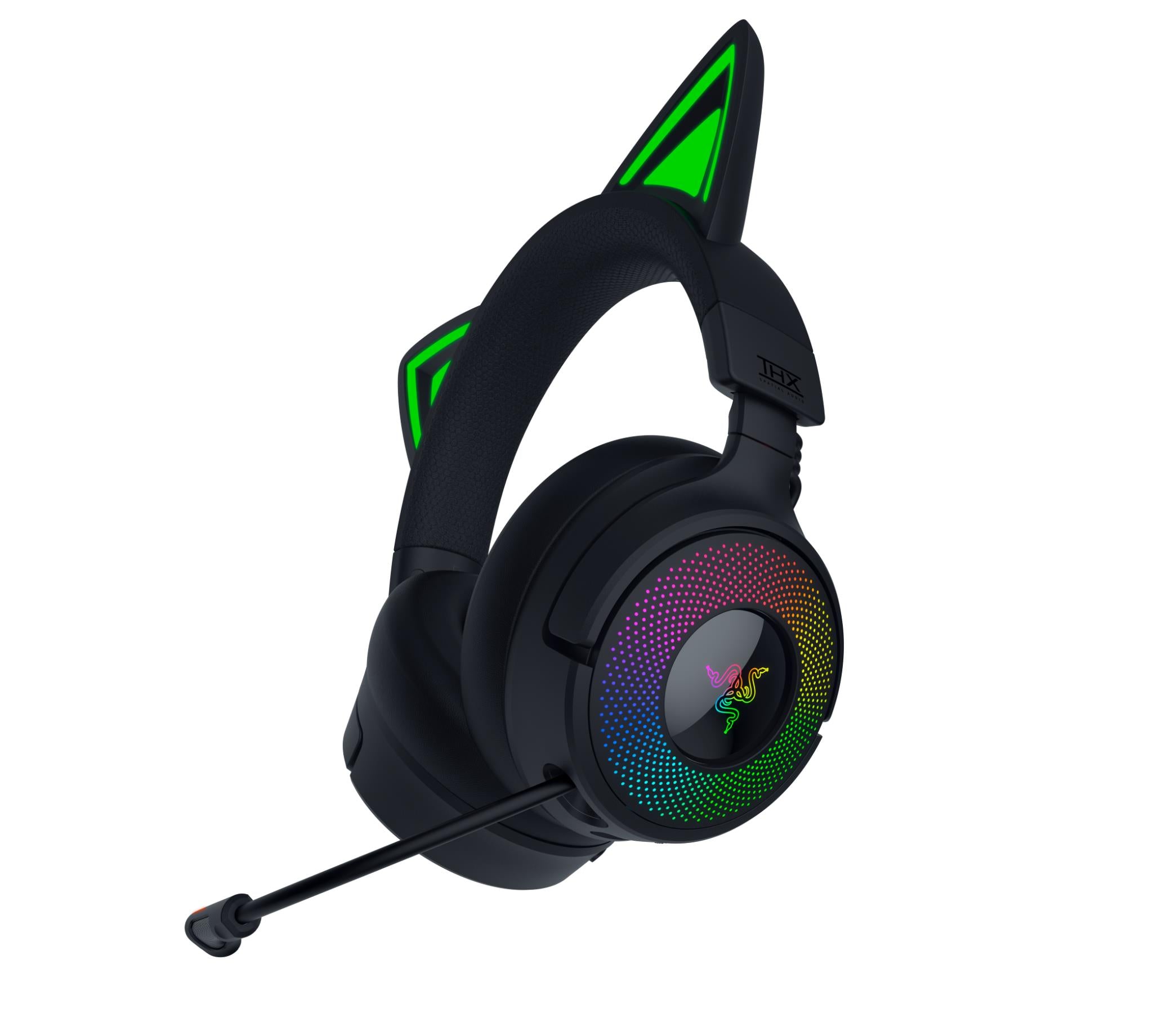 Razer Kraken Kitty V3 Pro - Wireless RGB Headset with Kitty Ears (Black)