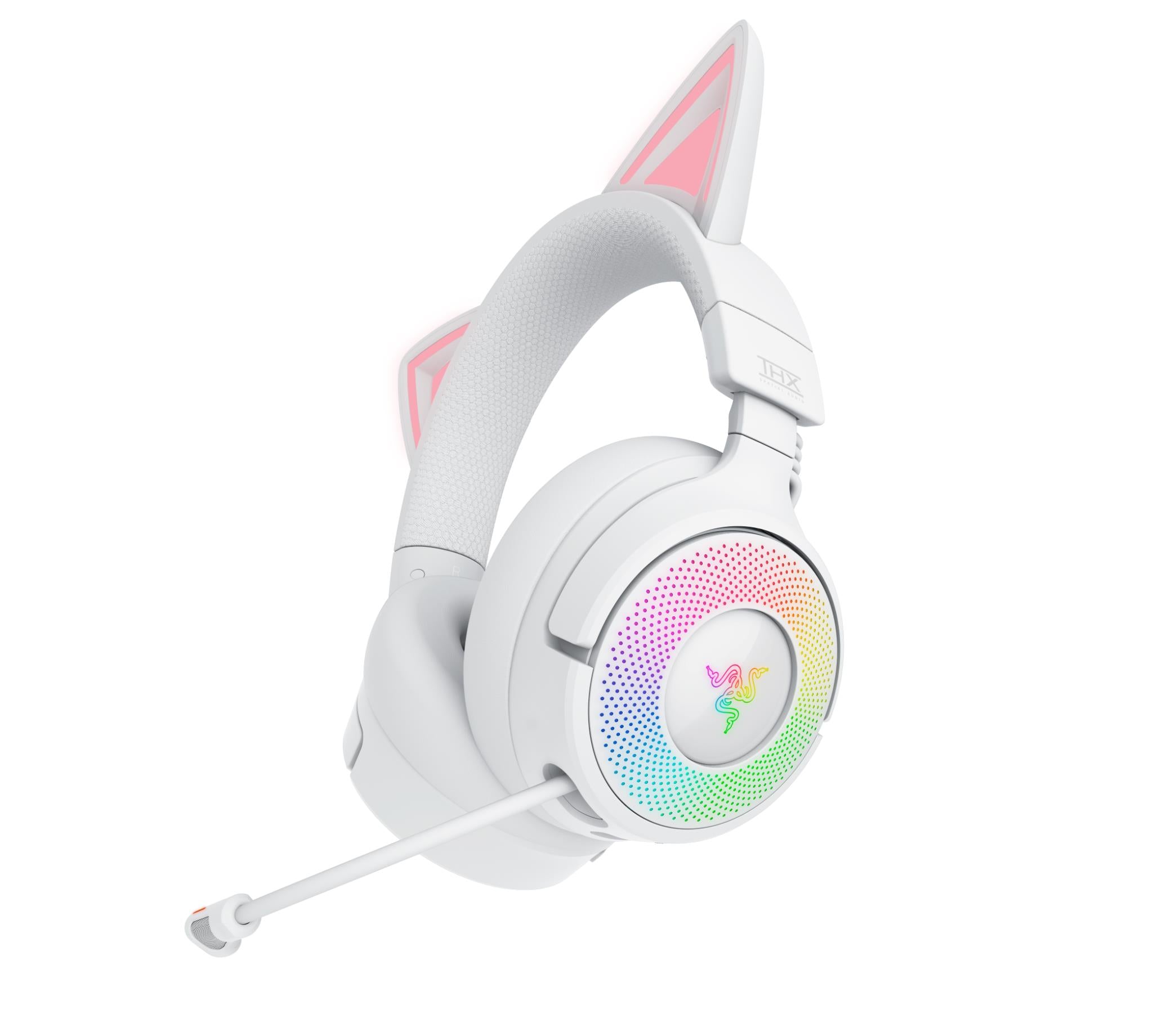 Razer Kraken Kitty V3 Pro - Wireless RGB Headset with Kitty Ears (White)