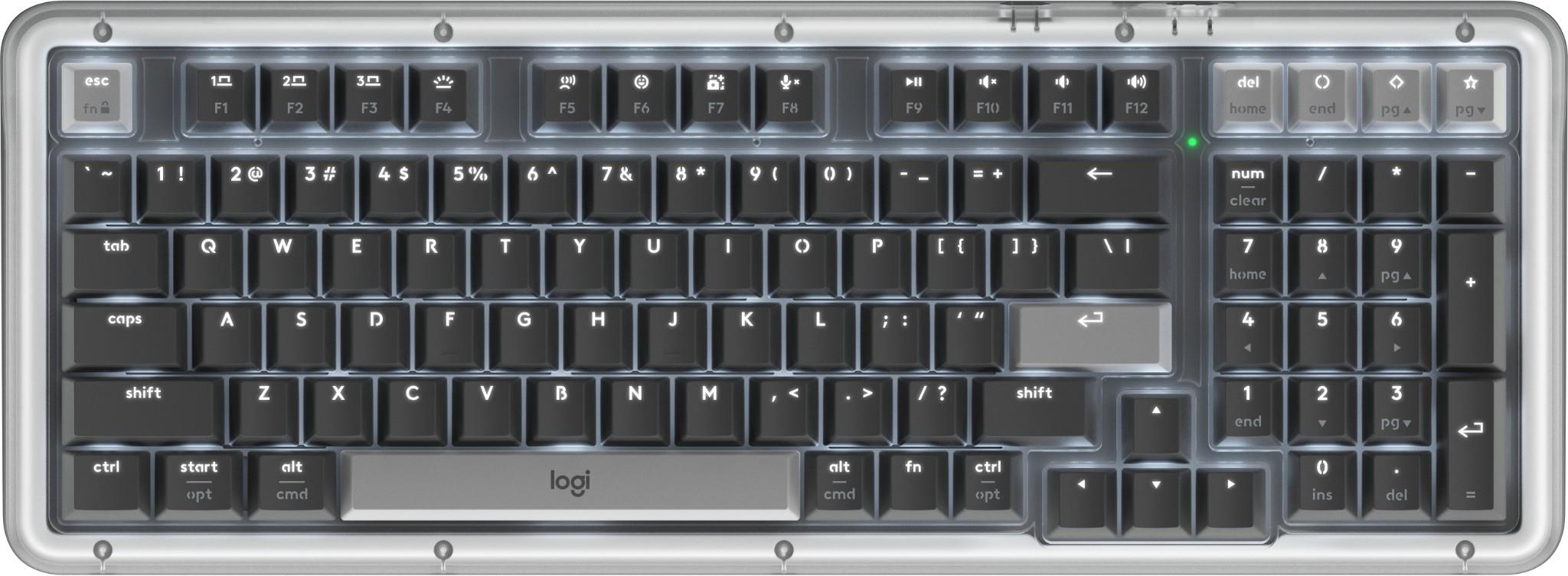 Logitech K98M Alto Keys Hot-Swap Mechanical Keyboard (Linear Switch)