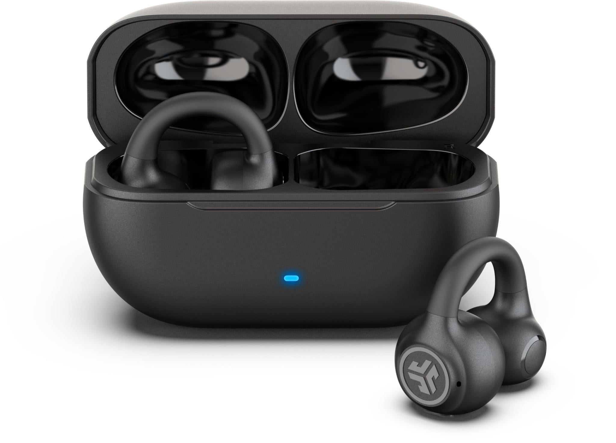 JLab Flex Open Wireless Earbuds (Black)