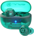 JLab Go Pop ANC True Wireless Earbuds (Clear Teal)