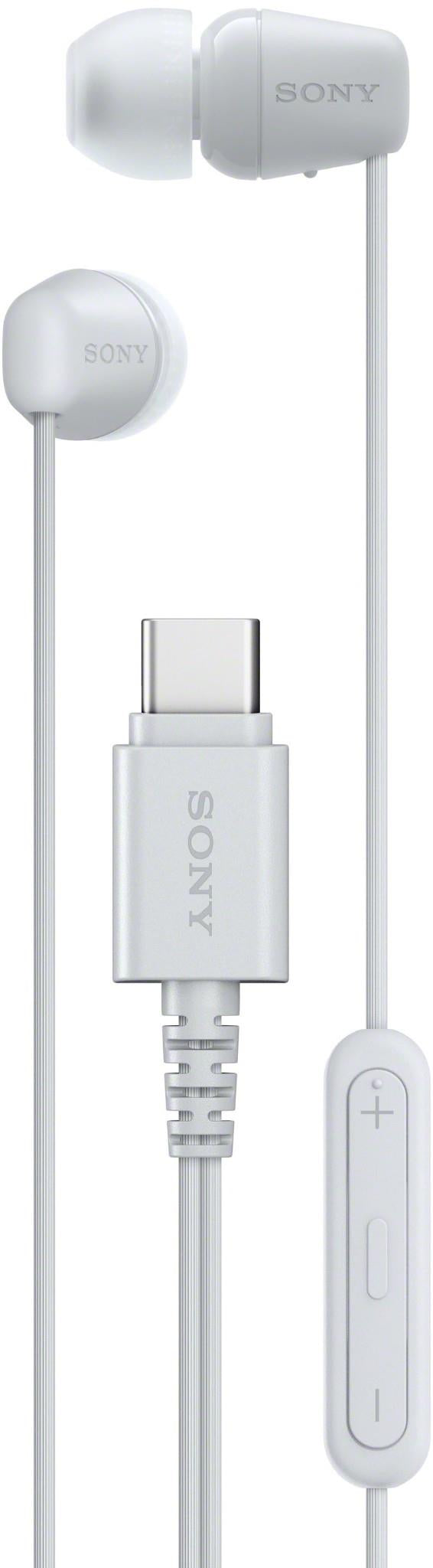 Sony IER-EX15C USB-C Wired In-Ear Headphones (White)