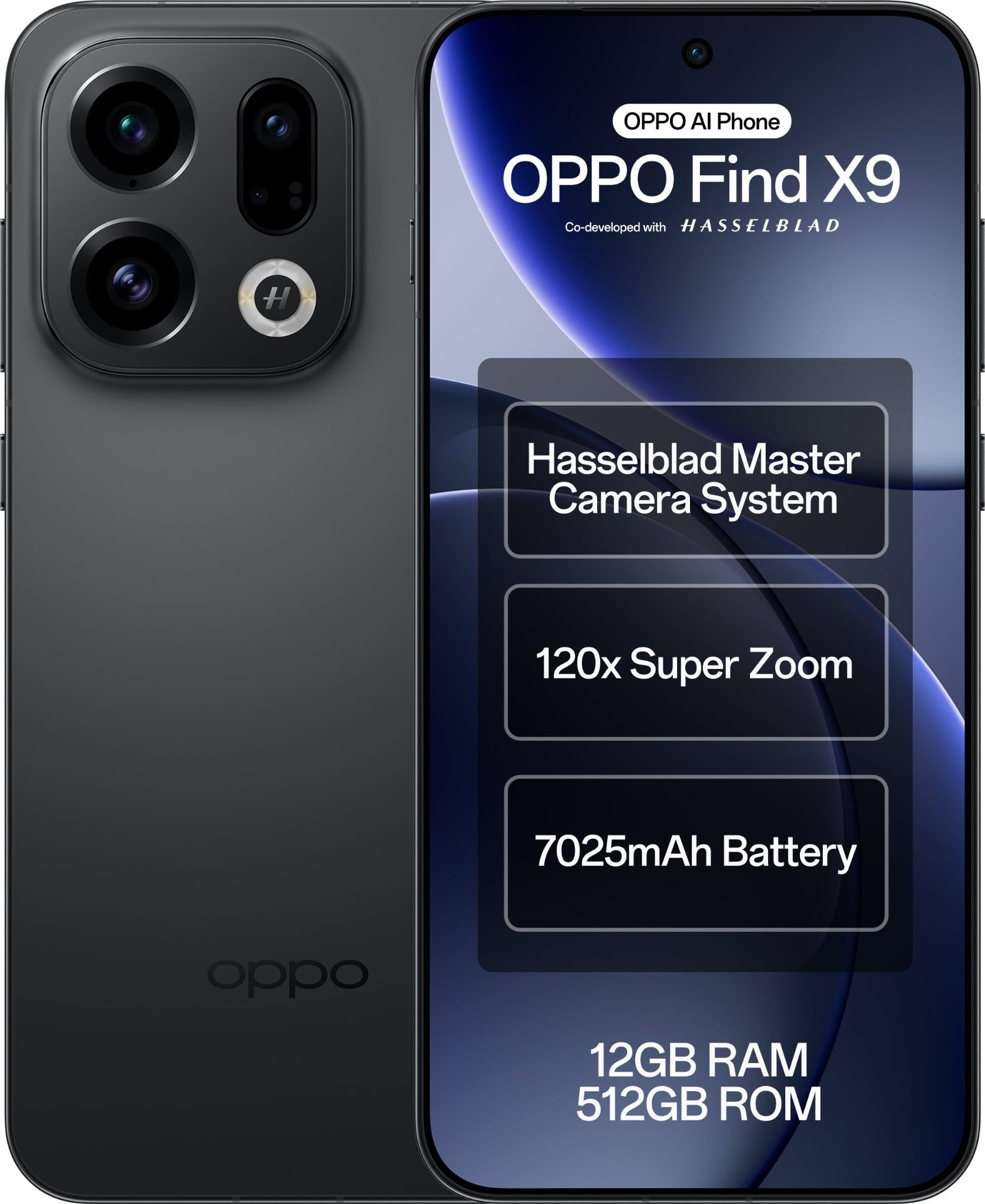 OPPO Find X9 5G 512GB (Space Black)