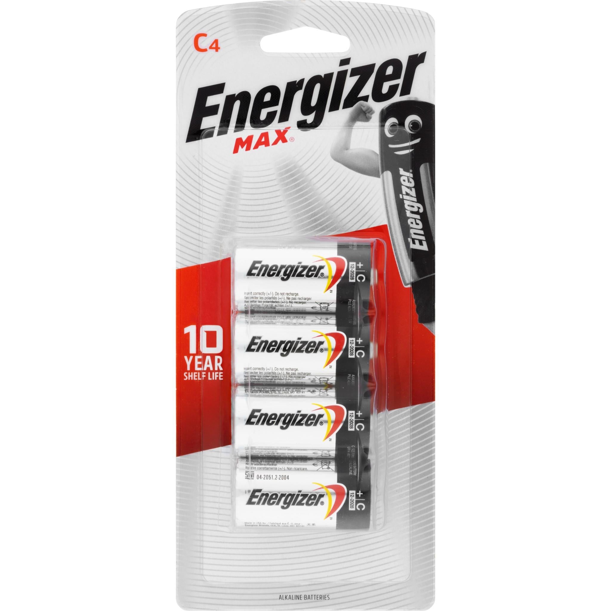 Energizer Max C Battery (4-pack)