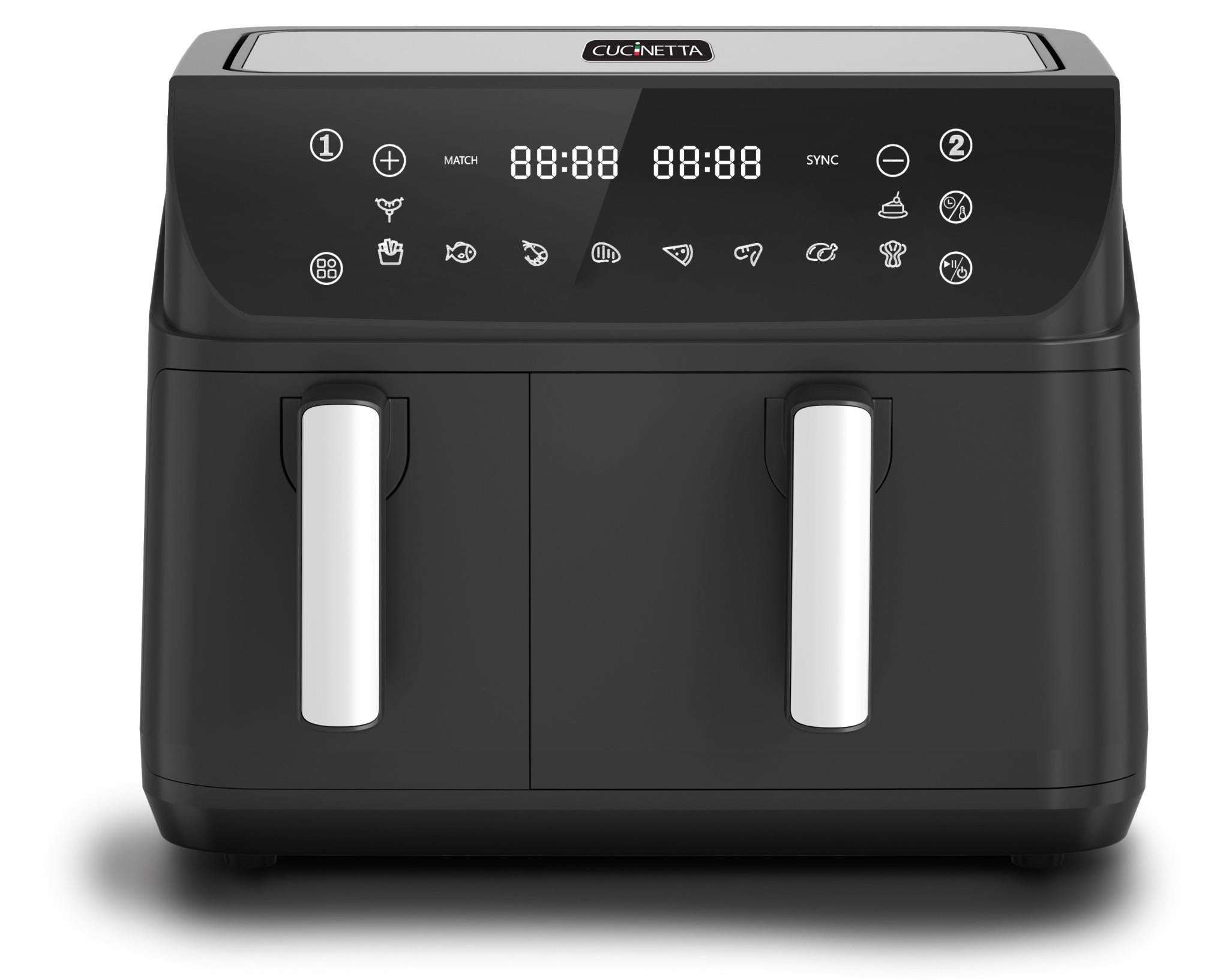 Cucinetta ZHAF-980A 10L Dual Drawer Air Fryer