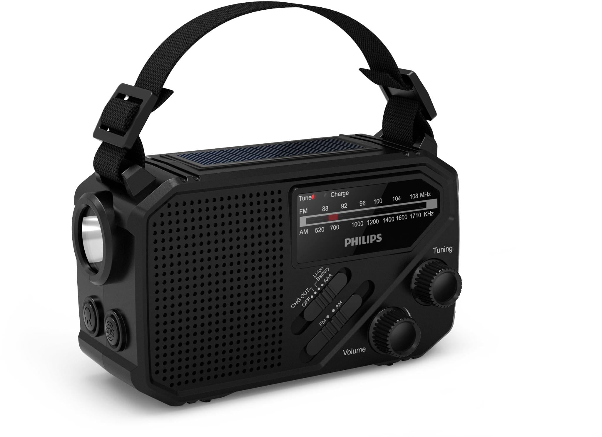 Philips TAR1609/00 Portable Radio with Torch