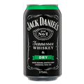 Jack Daniel’s Tennessee Whiskey & Dry Cans 375 ml (Pack of 24)